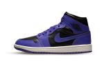 air jordan 1 mid purple black w